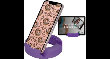 Telefoonstandaard voor Bureau - Mobiele Telefoonhouder voor Tablets en Smartphones - Multi-angle - Paars