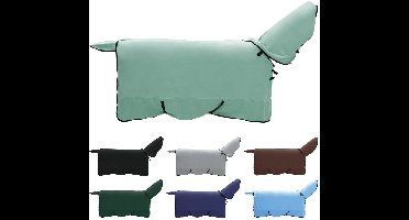 vidaXL - Paardendeken - Bijzondere - Groen - Polyester