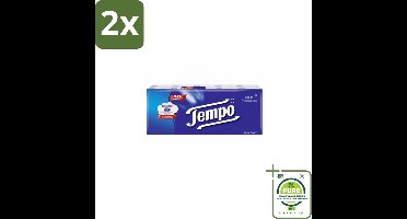 Tempo – Zakdoekjes – Regular - Voordeelverpakking - 2 stuks - Zakdoekjes - Comfortabele zakdoekjes