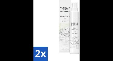 2 x Therme - Zen White Lotus - Interieurspray - Langdurige Geur - Aromatisch - 60ml - Interieurspray - Geur - Witte Lotus - Rust - Sereniteit