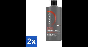 SYOSS - Men Power - Shampoo - Langdurige Styling - 440ml - Voordeelverpakking - 2 stuks
