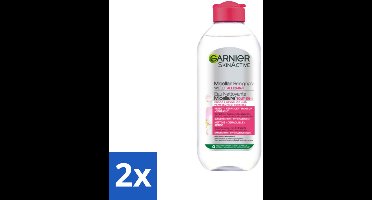 Garnier - SkinActive - Micellair Reinigingswater - Droge & Gevoelige Huid - Hydraterend & Reinigend - 400 ml - Voordeelverpakking - 2 stuks