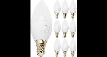 LED line LITE LED Kaarslamp C37 E14 - 8W (vervangt 60W) - 720lm - Ø37mm - 230V - Energiezuinig - 10 stuks