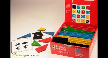 Quadrate, eenvoudige tangram Nikitin N3