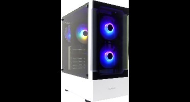 AMD Ryzen 7 3800X High-End RGB Game PC / Streaming Computer - RTX 5050 8GB - 16GB 3200 RGB RAM - 512GB M2.0 SSD - 2TB HDD - WIFI - WHITE