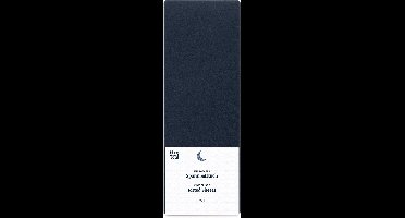 Blumtal Hoeslaken - Microfiber Hoeslakens - 160 x 200 x 30cm - Katoen - Dark Ocean Blue - Blauw