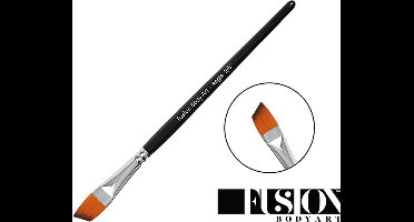 Fusion Body Art | Professional Face Paint Brush - 5/8 Inch Long Angle