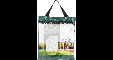 Pro Garden Stapelstoelhoes - donker groen - polyester - 68 x 68 x 105 cm - waterdicht - stoelhoes