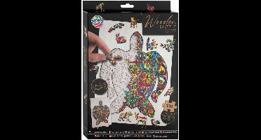 Creative Craft Group Houten puzzel schildpad - 130 stukjes - Vanaf 7 jaar