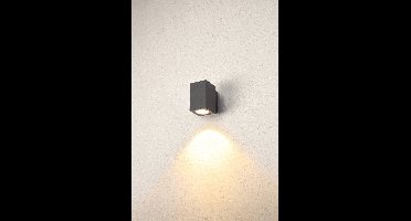 SLV buiten wandlamp Enola Square M - antraciet