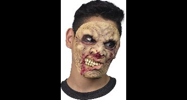 Partychimp Zombie Gezichts Masker Halloween Masker voor bij Halloween Kostuum Volwassenen Eng Masker - Latex - One-size