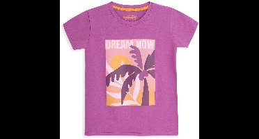 4PRESIDENT T-shirt meisjes - Willowherb - Maat 104 - Meiden shirt