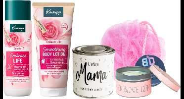 Kneipp Cadeauset Embrace Life Mama - Kneipp Douche 200 ml Embrace Life - Kneipp Body lotion Embrace Life 200 ml - Snoepjeblikje liefste Mama van de hele wereld!
