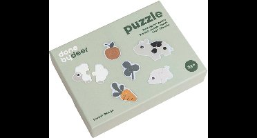 Done by Deer Puzzel Tiny Farm First Jigsaw Puzzel Set
