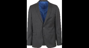 Suitable Colbert Piga Wol Antraciet - Maat 102 - Heren blazer