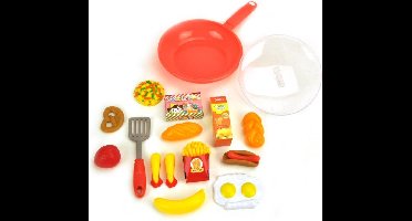 Speelgoedpan met voedsel Assorti