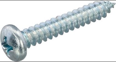 Kelfort Plaatschroef cilinderkop phillips verzinkt 3.5 x 6.5mm