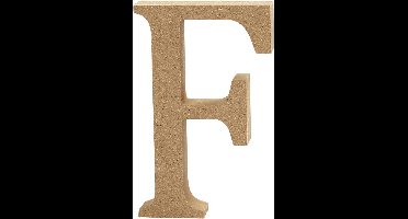 Creative Hoofdletter F Mdf 13 Cm