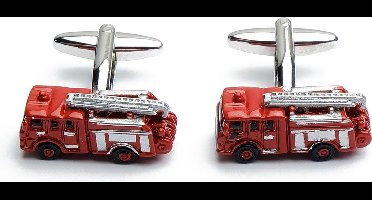 Manchetknopen - Brandweer Auto Rood