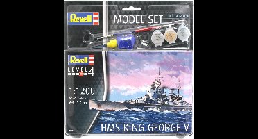 Revell Modelbouwset Hms King George V 175 Mm Schaal 1:1200