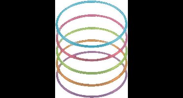 Amscan Glowsticks Kettingen Multicolor 56cm 10 Stuks