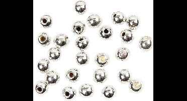 Creotime Eindkralen Verzilverd 3 Mm 20 Stuks