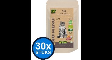 30x Biofood - Organic Rund Menu - Kattenvoer Natvoer - 100g