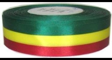 Carnavalslint rood geel groen