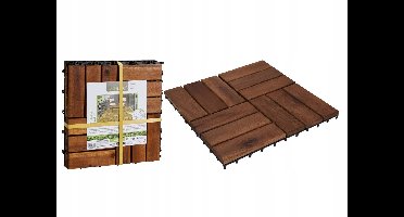Koopman - Terrastegel - Acacia hout - Teak uitstraling - 30x30 cm