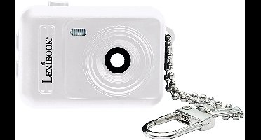 Sleutelhanger Miniatuur Digitale camera Wit met ingebouwd flashgeheugen