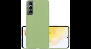 Hoesje - Geschikt voor Samsung Galaxy S21 Plus - Sterk & Shockproof - Hoes Cover - Siliconen Case - Groen