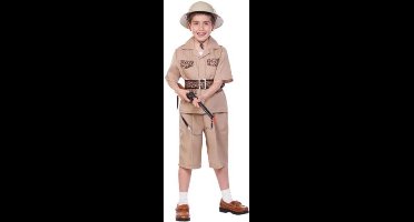 Witbaard Verkleedpak Safari Jongens Polyester Beige Mt 10/12 Jaar