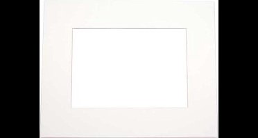 Passepartout Ivoor 32,1x47,3cm Venster - Buitenmaat 45,7x61cm (10 stuks)