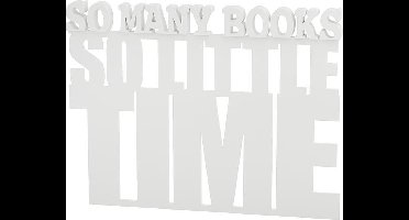 Balvi Boekenlegger 6,8 X 9 X 0,7 Cm Staal Wit