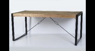 Livingfurn - Eetkamertafel Nairobi - U-Pot - Mangohout - 180x90 cm