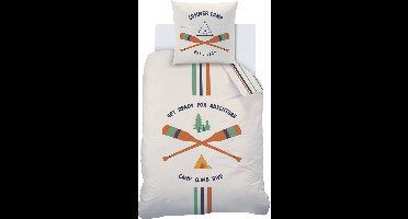 Matt & Rose Dekbedovertrek Summer camp - Eenpersoons - 140 x 200 cm - Katoen