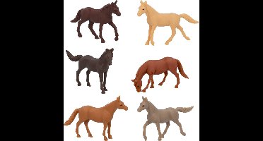 Boland - Set 6 paarden - Pinata vulling - Uitdeelcadeautjes - Verjaardag