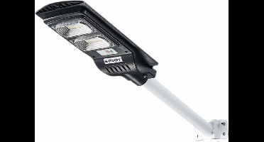 Hofftech Solar LED lantaarn - lichtsensor - IP65 - 11000 mAh - inclusief muurbeugel 40 cm