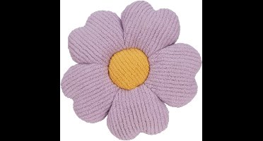 Home & Styling Sierkussen Bloem in ribfluweel - Ø38cm - Lichtgroen