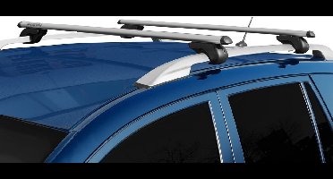 Dakdragers geschikt voor SsangYong - KGM Korando (C200) 2010-2019 Menabo Brio zilver