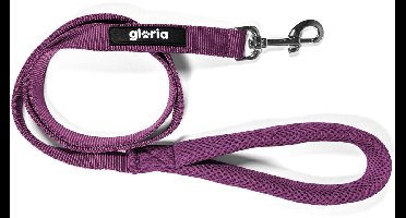 Gloria - Hondenriem - Paars - Maat S - 1.5x120cm