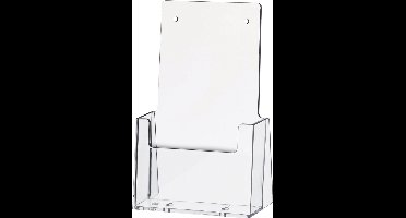 Helit H2351002 Folderhouder Glas (helder) 1/3 DIN A4 staand Aantal vakken 1 1 stuk(s) (b x h x d) 116 x 186 x 65 mm