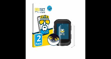 BROTECT - Screenprotector voor Garmin Edge MTB - Folie Beschermfolie transparant volledig dekking - 2 Stuks