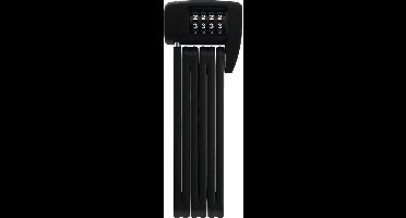 ABUS Vouwslot - Compact en Lichtgewicht - Zwart - 85 cm - Veiligheid en Flexibiliteit