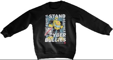 Transformers Kinder Take A Stand Against Cyber Bullies Kids Sweatshirt HSB-31-TF1205-DTF559 Black-4 Jahre