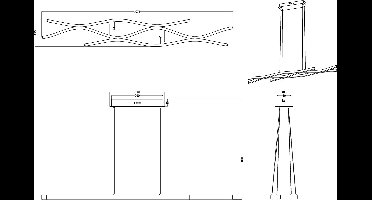 Hanglamp Trio Leuchten Blaze aluminium
