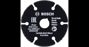 Bosch Accessories 1600A01S5X Doorslijpschijf recht 50 mm 1 stuk(s)