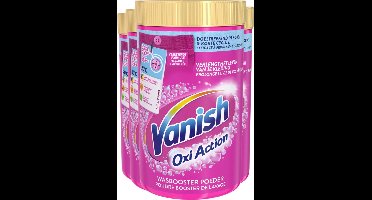 Vanish Oxi Action - Vlekkenverwijderaar - Wasbooster - Gekleurde Was - 1.5 Kg - Voordeelverpakking - 4 stuks