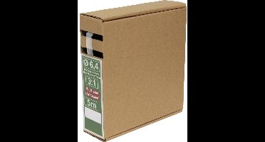 Quadrios 25CA500 Krimpkous met lijm Transparant Krimpverhouding:3:1 5 m