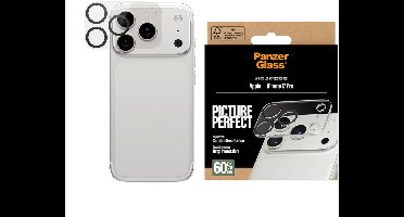 PanzerGlass Screenprotector geschikt voor Apple iPhone 17 Pro Glazen | PanzerGlass Picture Perfect Camera Lens Protector - Case Friendly